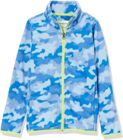 img 2 attached to Stay Warm in Style: Amazon Essentials Boys' Polar Fleece Full-Zip Mock Jacket