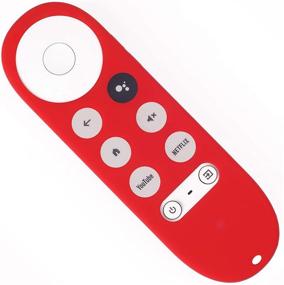 img 3 attached to Силиконовый чехол для Chromecast с голосовым пультом управления Google TV 2020, защитный чехол для голосового пульта управления Chromecast 2020 (синий)