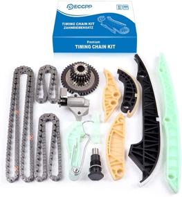 img 4 attached to ECCPP Timing Chain Kit with Tensioner, Guide Rail & Oil Pump Chain - Compatible with Audi A3 A4 A5 A6 TT Quattro VW Beetle GTI Jetta 2.0L