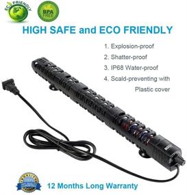 img 2 attached to Soyon Submersible Aquarium Heater - Adjustable Temperature 100W, 200W, 300W, 500W - Ideal for Fish Tanks 10 Gallon to 100 Gallon - Efficient Water Heater