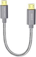 🔌 кабель cablecreation micro usb otg micro usb - мужской кабель: совместим с dji spark и mavic, ps4, owlet, android телефоном и планшетом, цап и другими устройствами - 8 дюймов / 20 см. логотип