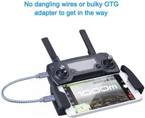 img 3 attached to 🔌 Кабель CableCreation Micro USB OTG micro USB - мужской кабель: Совместим с DJI Spark и Mavic, PS4, Owlet, Android телефоном и планшетом, ЦАП и другими устройствами - 8 дюймов / 20 см.
