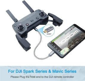 img 2 attached to 🔌 Кабель CableCreation Micro USB OTG micro USB - мужской кабель: Совместим с DJI Spark и Mavic, PS4, Owlet, Android телефоном и планшетом, ЦАП и другими устройствами - 8 дюймов / 20 см.