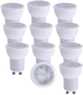 mr11 gu10 35mm мини-светильник led 3w прожектор маленькая лампочка замена галогеновой лампы 35w эквивалент gu10 led прожектор 6000к дневной свет (10 шт. холодный белый 5000k-6000k) логотип