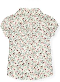 img 2 attached to 👚 Hope Henry Girls Sleeve Button Blouses: Stylish Tops & Tees for Girls