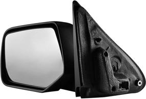 img 4 attached to 2008-2012 Ford Escape & 2008-2011 Mercury Mariner Left Driver Side Textured Side View Mirror - Power Operated, Manual Folding (FO1320291)