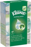 💦 4 pack of kleenex facial tissues with soothing lotion, 120 ct each logo