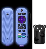 aibeamer case for roku voice remote pro controller with hand strap logo