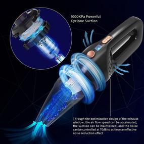 img 3 attached to 🔋 Rechargeable LAVEDGE Handheld Vacuum with Replaceable Parts