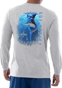 img 3 attached to Active Men's Clothing: Guy Harvey Heather T-Shirt in X-Large