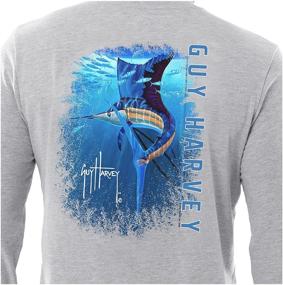 img 1 attached to Active Men's Clothing: Guy Harvey Heather T-Shirt in X-Large