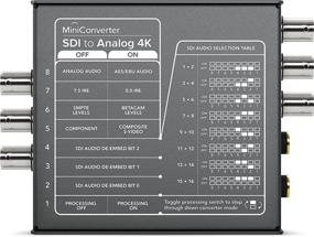 img 1 attached to Улучшите подключение видео с помощью преобразователя Blackmagic Design Mini Converter SDI в аналоговый 4K (BMD-CONVMASA4K)