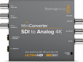 img 2 attached to Улучшите подключение видео с помощью преобразователя Blackmagic Design Mini Converter SDI в аналоговый 4K (BMD-CONVMASA4K)