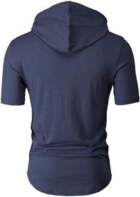 img 2 attached to H2H Men's Charcoal CMOHOS010 T-Shirts: Stylish Clothing and Shirts for Men