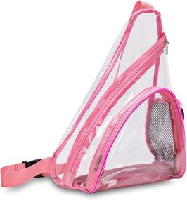 img 3 attached to Approved Transparent Crossbody Shoulder Backpack Backpacks for Casual Daypacks