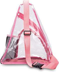 img 1 attached to Approved Transparent Crossbody Shoulder Backpack Backpacks for Casual Daypacks