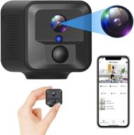 📷 versatile mini spy camera: wifi wireless hidden cam with full hd 1080p, night vision & motion detection - perfect for home, office, car, indoor or outdoor security logo