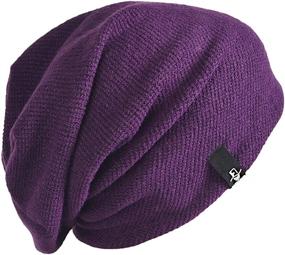 img 1 attached to 🧢 FORBUSITE Long and Oversized Slouch Beanie for Men and Women, Ideal for Summer and Winter, Skull Cap B010