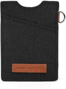 img 1 attached to Thread Wallets Minimalist Wallet Vertical Men's Accessories in Wallets, Card Cases & Money Organizers