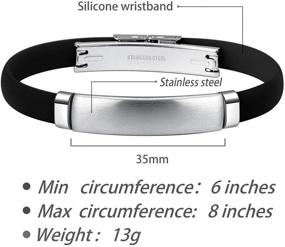 img 3 attached to Bracelet Stainless Engraving Customized Adjustable Girls' Jewelry