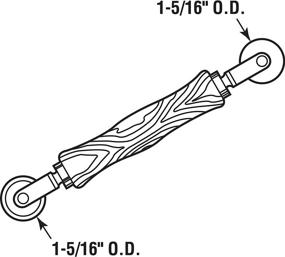 img 1 attached to 🔧 PRIME-LINE P 7505 Window and Door Screen Installation Tool – Spline Roller with Wood Handle and Steel Wheels – Durable, Easy to Use, and Essential