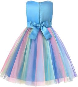 img 3 attached to 💐 Shop the Vibrant JerrisApparel Flower Rainbow Birthday Pageant Girls' Clothing Collection