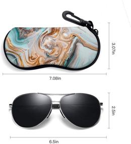 img 3 attached to 🕶️ ZAXMEY Sunglasses Carabiner Neoprene Eyeglass Holder: Must-Have Men's Accessories & Eyewear Accessory