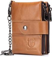 bullcaptain genuine leather blocking capacity men's accessories in wallets, card cases & money organizers logo