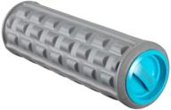 🏋️ homedics gladiator vibrating foam roller - 3-speed massager with built-in storage, textured roll - bonus: free travel bag - sports recovery, loosens tight muscles - lightweight logo