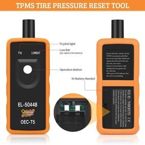 img 3 attached to 🔧 Серый призрак GM TPMS - инструмент для переучивания, оранжевый сброс инструмента для активации системы мониторинга давления в шинах, OEC-T5 для автомобилей серии GM 2006-2021.