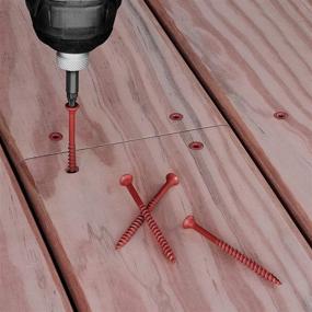 img 1 attached to 🔩 Deck Plus Hillman 48437 Screws: Superior Quality for Sturdy and Durable Decks