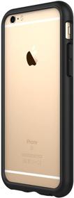 img 1 attached to RhinoShield Bumper Case for iPhone 6/6s - CrashGuard, Slim Design, 11ft Drop Protection - Black