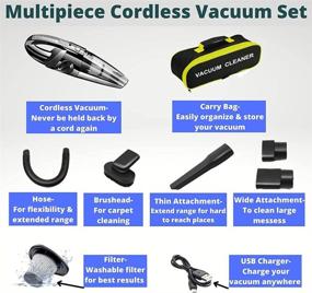 img 1 attached to Handheld Cordless Attachments Long Lasting Detailing