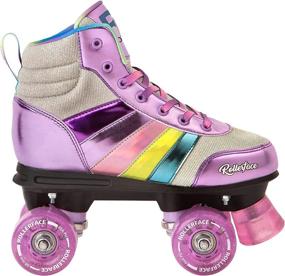 img 2 attached to 🌈 Glittering Rollerface HipSkates: The Ultimate Outdoor Roller Skates for Women