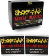 spider chalk weightlifting block chalk - lab grade, 🧗 made in usa - ideal for powerlifting, gymnastics, and rock climbing logo