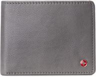 alpine swiss passcase leather collection men's accessories logo