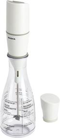 img 4 attached to 🥗 Chef's Tools Plastic Salad Dressing Carafe and Handheld Mixer, 12-Ounce, Salad Chef: Boost Your Salad Making Experience!