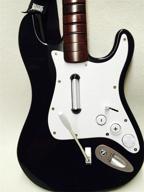 🎸 wii rock band 2 wireless guitar fender stratocaster - brown neck logo