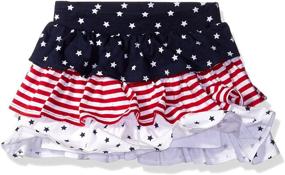 img 1 attached to 👧 Girls' Americana Skort by The Children's Place