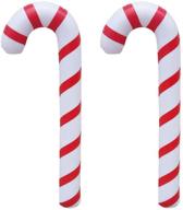 soochat inflatable candy christmas decorations logo