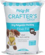 🧵 fairfield crafters choice polyester fiberfill 20oz, 1.25lb (1 pack) white 20 count logo