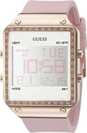 ⌚ женские силиконовые цифровые наручные часы guess логотип