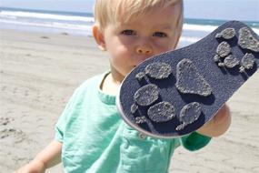 img 4 attached to 👟 Beach Trail Boys' Slip-On Shoes with Small Print Design