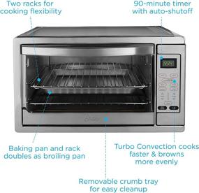 img 2 attached to Oster TSSTTVDGXL-SHP Stainless Steel Digital Countertop Convection Oven - Extra Large Capacity for Efficient Cooking