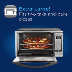 img 1 attached to Oster TSSTTVDGXL-SHP Stainless Steel Digital Countertop Convection Oven - Extra Large Capacity for Efficient Cooking