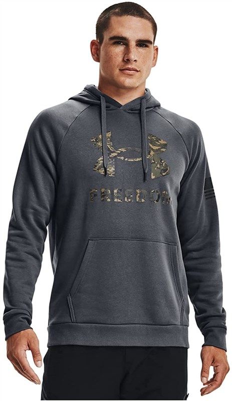 under armour freedom fleece hoodie logo