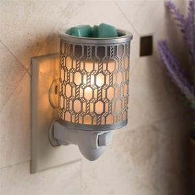 img 2 attached to 🕯️ Candle Warmers ETC Pluggable Fragrance Warmer: Decorative Plug-in for Effortlessly Warming Scented Candle Wax Melts, Tarts, and Oils with Elegant Filigree Design