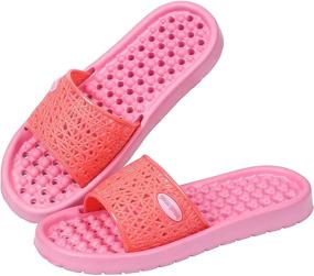 img 4 attached to Acupressure Slippers Reflexology Non Slip Water Proof