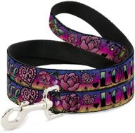 buckle down pet leash love purple logo