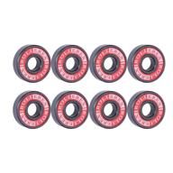 🛼 rollerex titan 608-2rs lubricated ceramic skate bearings (8-pack) with silicon nitride - perfect for inline, roller blade, rollerskate, skateboard, ripstik & more logo